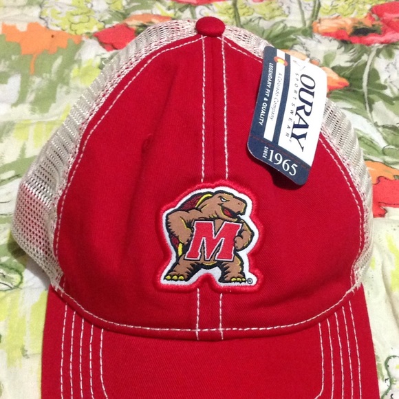 Ouray NCAA Maryland Terrapins Mesh SnapBack Cap, - Picture 2 of 8